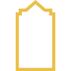 Islamic Window Frame Line