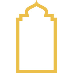 Islamic Window Frame Line