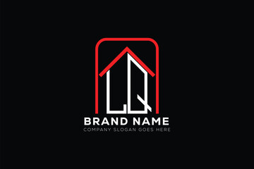 LQ letter creative real estate vector logo design . LQ creative initials letter logo concept. LQ house sheap logo