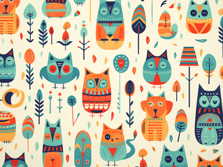 Colorful Totem illustration