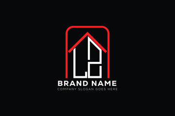 LZ letter creative real estate vector logo design . ZL creative initials letter logo concept. LZ house sheap logo