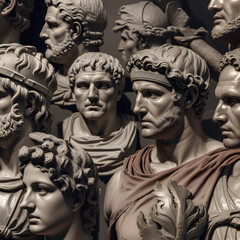 ancient Roman empire, AI-generatet