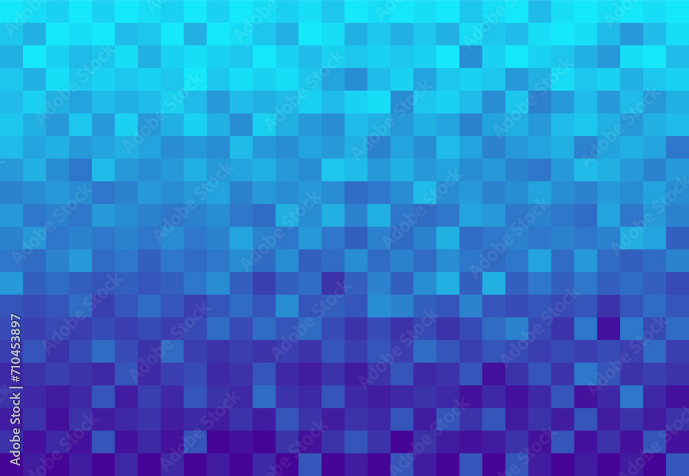 Aufkleber blue mosaic pattern. pixel color gradient. vector illustration for your design project.