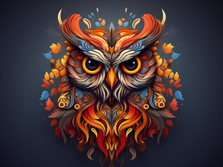 Colorful Owl illustration