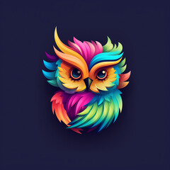 Fototapeta premium Cute Colorful Logo