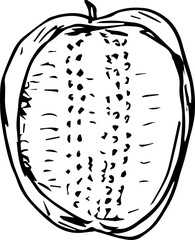 Pink gold ink grunge brush stroke illustration on transparent background.