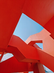 red architecture