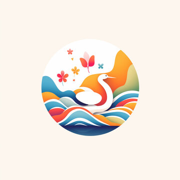 Cute Colorful Logo