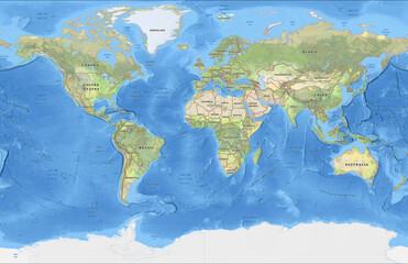 Composite World Map