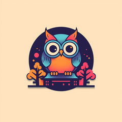 Colorful cute logo