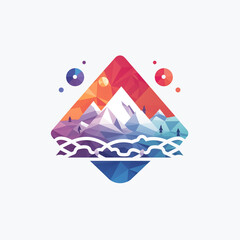 Colorful cute logo