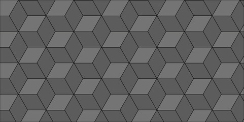 Naklejka premium Seamless pattern with squares gray honeycomb hexagon. Geometric bee hexagonal structure. Hexagon background vector cell element design. 