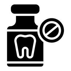 tooth glyph icon