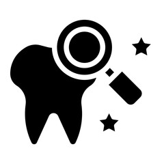 tooth glyph icon