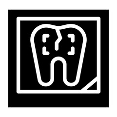 tooth glyph icon