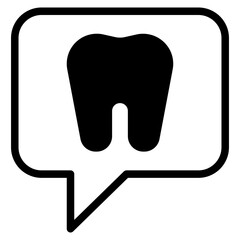 tooth dualtone icon