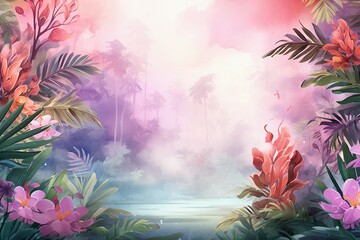 Tropical Bliss A Watercolor Escape