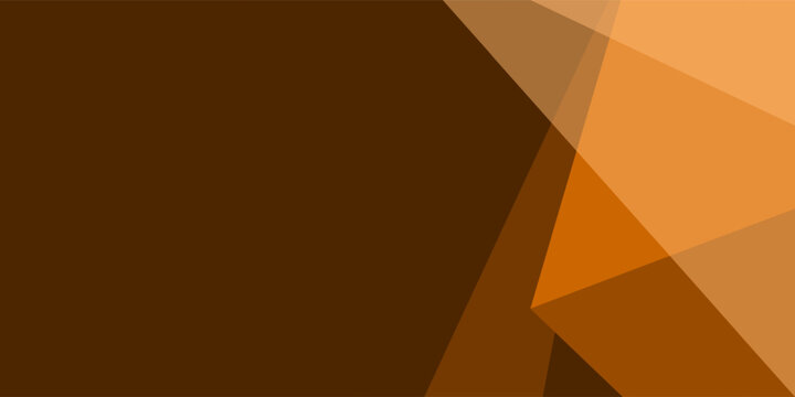 Abstract Geometric modern with Brown shape color background for template, poster, flyer design. Vector illustration