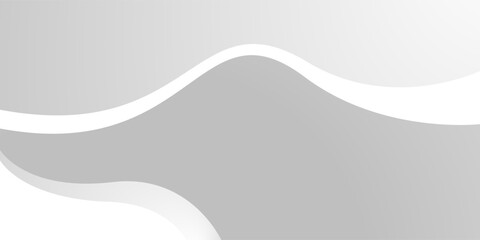 Abstract white and gray wave background. texture white pattern. vector illustration