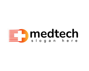company medtech logo design template