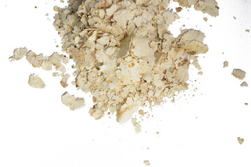 Close up of chestnut or oats flakes to use as asset