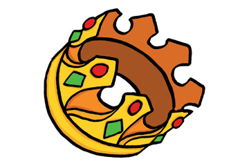 Luxury Golden King Crown Vector 