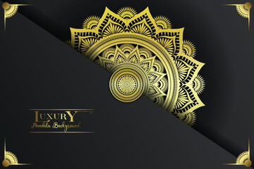 Luxury mandala background with golden pattern style. Decorative mandala art element for print, poster, cover, brochure, flyer, banner, meditation, yoga, wedding, henna, tattoo, vector art illustration