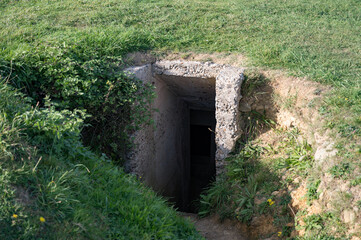 Remains of the important German Strongpoint WN62 (Widerstandsnest 62), which was totally destroyed...
