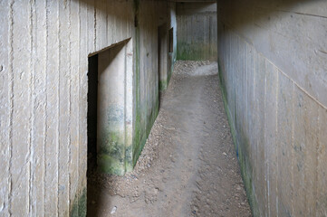 Remains of the important German Strongpoint WN62 (Widerstandsnest 62), which was totally destroyed...