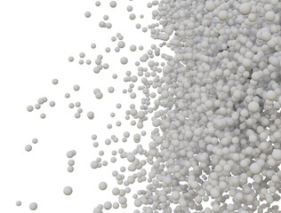 Abstract background with spheres. Modern cover design.