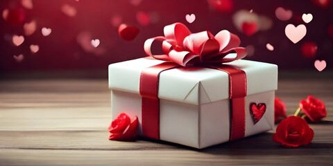 gift box with ribbon