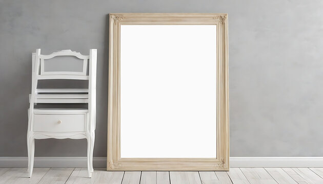 Blank-Mock-up-classic-picture-frame
