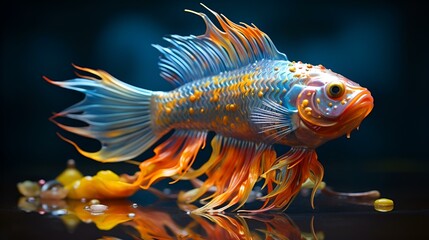 fish in aquarium
