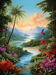 Exotic Tropical Islands Paradise Wall Prints: Stunning and Serene Views Await