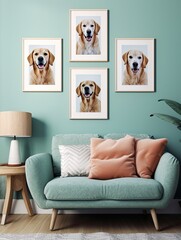 Furry Friends Decor: Whimsical Animal Companions Wall Prints