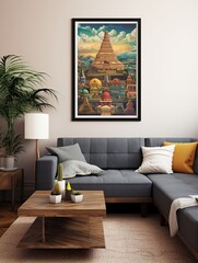 Memorable Travels: Uncovering Historic Landmarks through Wall Art