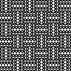 White background with black pattern. Seamless texture for fashion, textile design,  on wall paper, wrapping paper, fabrics and home decor. Simple repeat pattern.