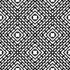 White background with black pattern. Seamless texture for fashion, textile design,  on wall paper, wrapping paper, fabrics and home decor. Simple repeat pattern.