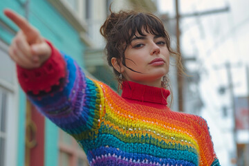 Spectacular Spectrum: Red, Gold, and Rainbow Allure