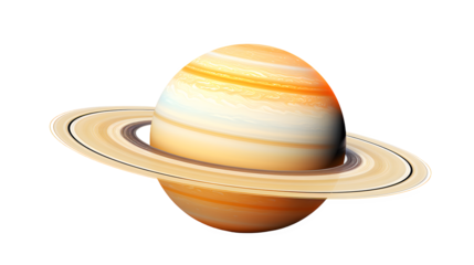 Saturn, PNG, Transparent, No background, Clipart, Graphic, Illustration, Design, Gas giant, Ringed planet, Solar system, Celestial body, Saturn's rings, Cassini spacecraft, Gas composition