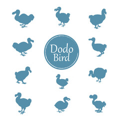 Dodo Bird Silhouette Collection © Apoloart