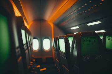 interior of an airplane