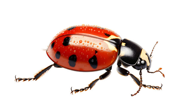 Ladybug, PNG, Transparent, No background, Clipart, Graphic, Illustration, Design, Insect, Ladybird, Beetle, Red and black, Coccinellidae, Spots, Cute, Small, Nature, Garden, Bug icon, Ladybug image