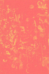 Abstract Halftone Background, Retro Engraving Style. Vector Illustration	