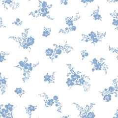Beautiful floral pattern perfect for textile design,