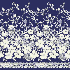 Beautiful floral pattern perfect for textile design,