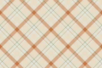 Tartan plaid background, diagonal check seamless pattern. Vector fabric texture for textile print, wrapping paper, gift card, wallpaper.