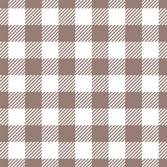 Furry texture textile check, improvement seamless background plaid. Real vector tartan fabric pattern in pastel and white colors.