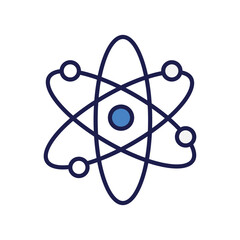 science icon with white background vector stock illustration