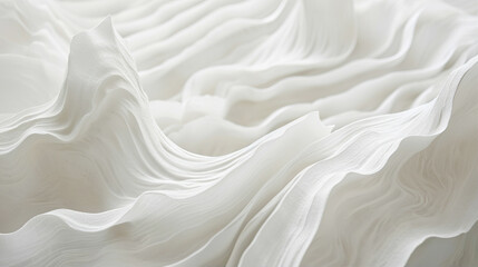 Fototapeta premium Beautiful abstract background with folds of white fabric 